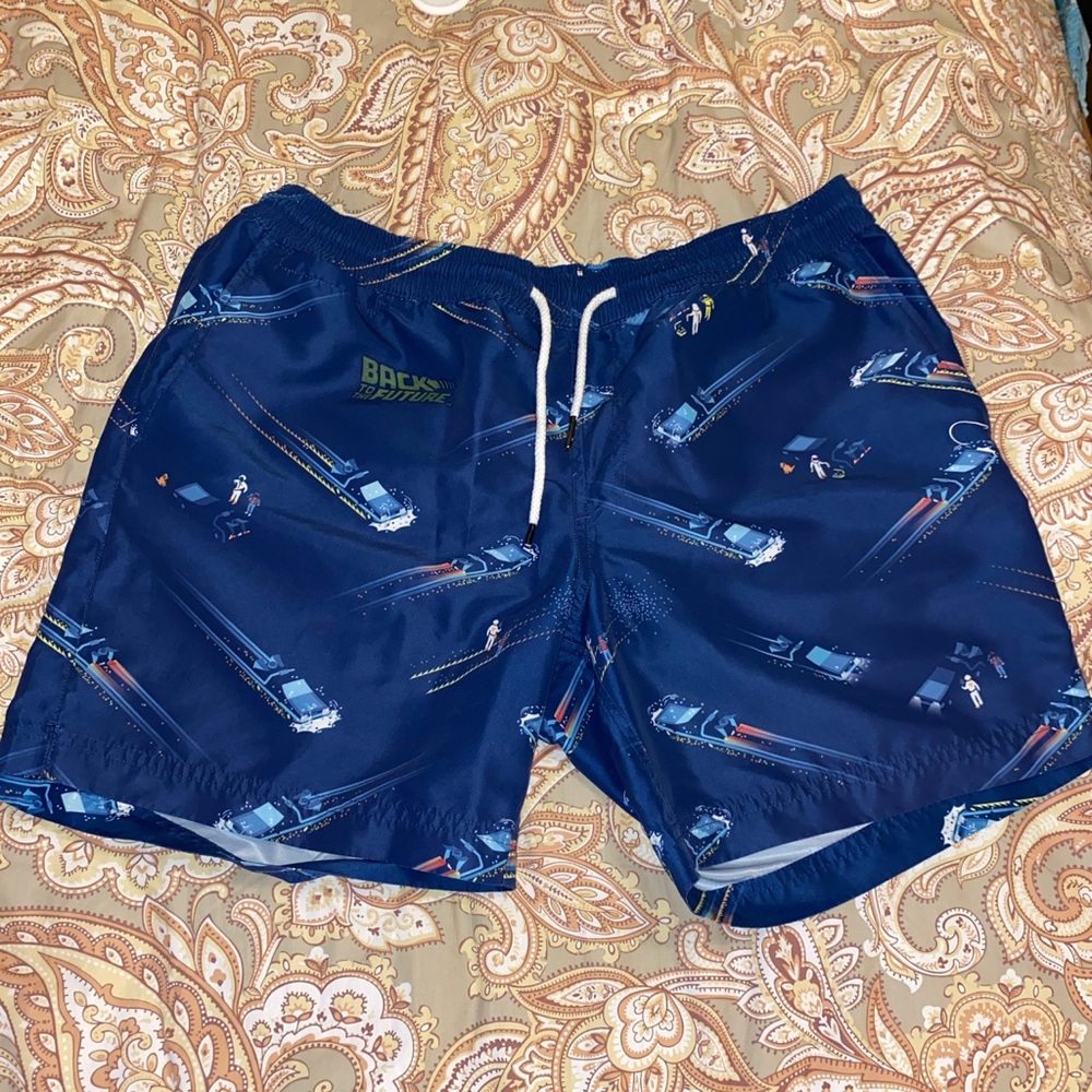 Back to the future swim trunks limited edition